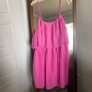 hot pink dress
